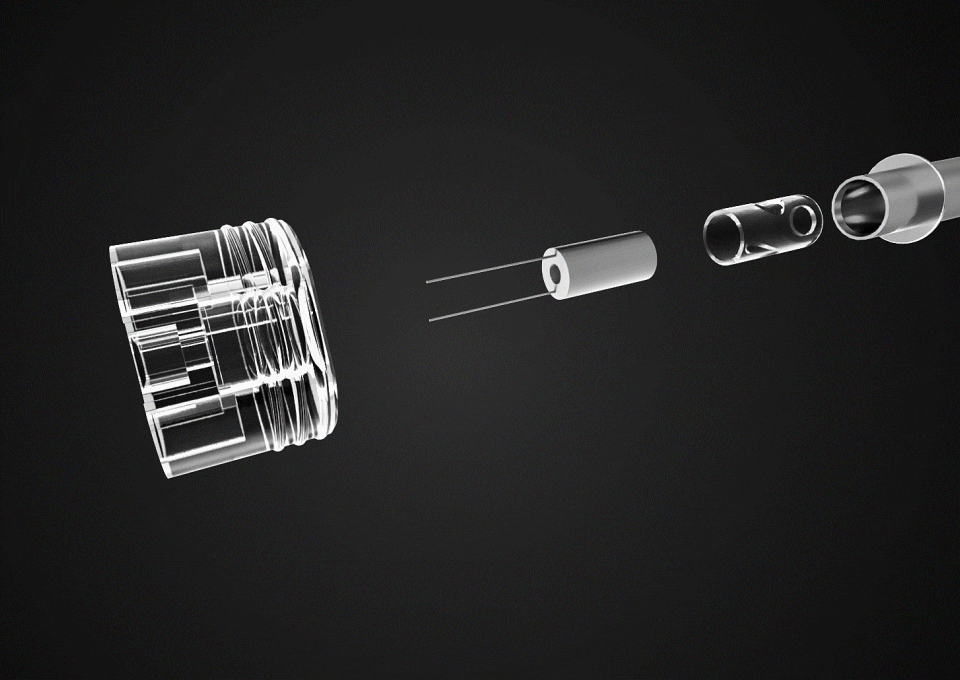 Vaping devices 3D model gif