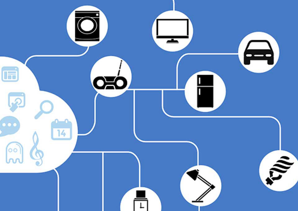 Internet of things smart device illustration